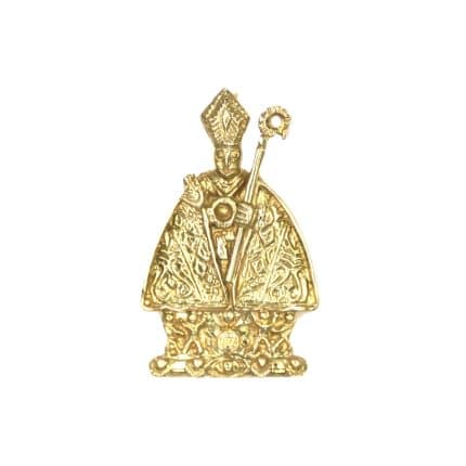 Colgante de oro San Fermín clásico 21mm medalla san fermín Joyería Juan Luis Larráyoz Pamplona comprar online