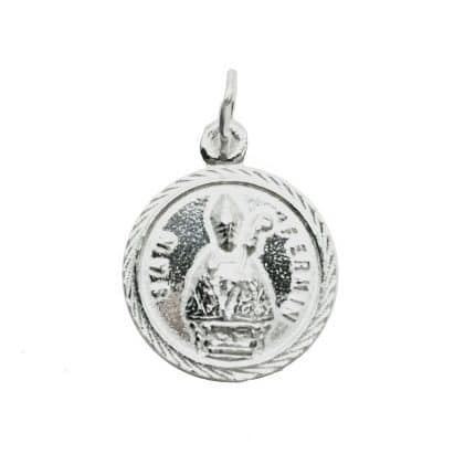 Medalla de plata san fermín 16mm Joyería Juan Luis Larráyoz comprar online joyeria online