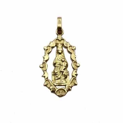 Medalla de oro Virgen de Leyre orla Joyería Juan Luis Larráyoz Pamplona comprar online
