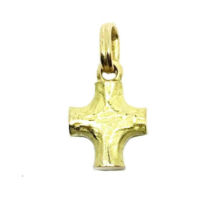 Cruz de oro bizantina Joyería Juan Luis Larráyoz Pamplona