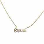 Gargantilla de oro love corazón Joyería Juan Luis comprar infinito oro