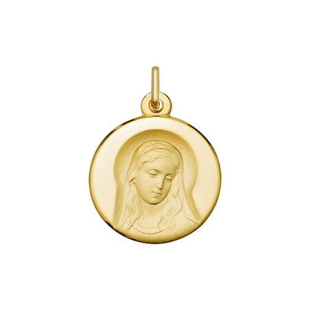Medalla de oro Virgen 18mm