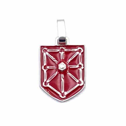 Colgante de plata Escudo de Navarra esmalte regalo para navarros escudo de la comunidad foral navarra para grabar collar escudo navarra