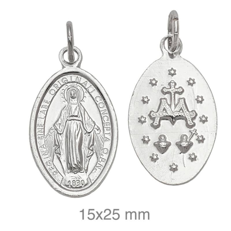 Medalla de plata Virgen de la Milagrosa-11094