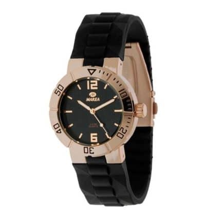 Reloj Marea oro rosa correa negra reloj de mujer reloj para señora relojes de mujer comprar relojes marea online joyería juan luis larráyoz pamplona