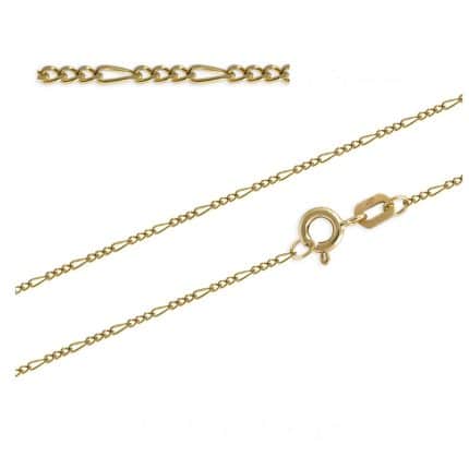 Cadena de oro 40cm 3x1 1g cadenas de oro cortas joyería juan luis larráyoz pamplona comprar cadenas de oro de 18k en pamplona