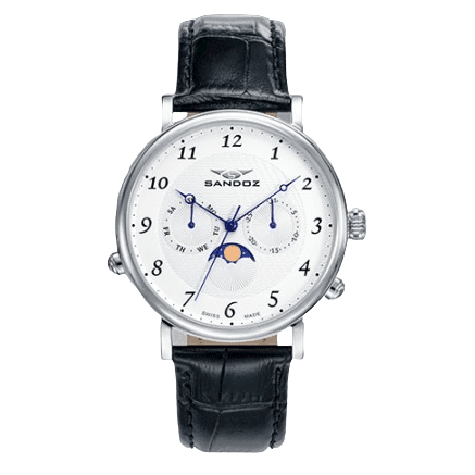 Reloj Sandoz Antique fase lunar y calendario comprar reloj clásico suizo joyería juan luis larráyoz pamplona online regalo boda jubilación