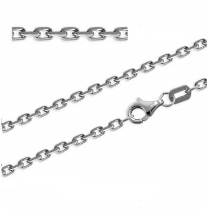 Cadena de plata 50cm forzada 2,5mm comprar cadenas de plata en pamplona joyería juan luis larráyoz pamplona