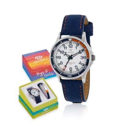 Reloj Marea niño Azul y rojo Pack regalo pulsera comprar relojes de primera comunión de niño regalo cumpleaños joyería juan luis larráyoz pamplona