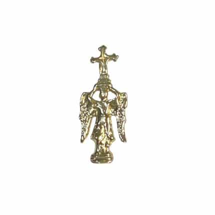colgante-de-oro-san-miguel-de-aralar-16mm medalla ángel de aralar regalo para navarros medalla de san miguel de aralar navarra