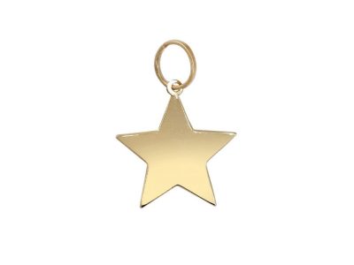 Colgante de oro charm estrella