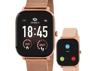 Reloj Smartwatch rosé pack correa de regalo